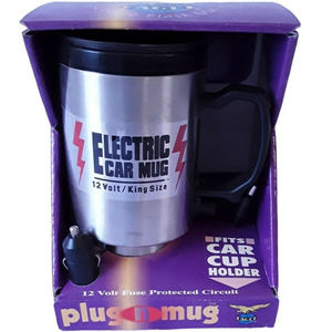 Eagle Flask USA 12 Volt 18 oz. Foam Insulated 160°F Electric Car Mug w/ Lid